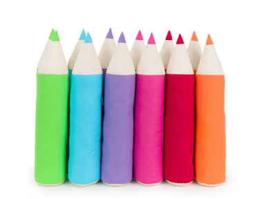 MAMO-TATO Poduszka Kredka Wałek dla dzieci -7 kolorów do wyboru
